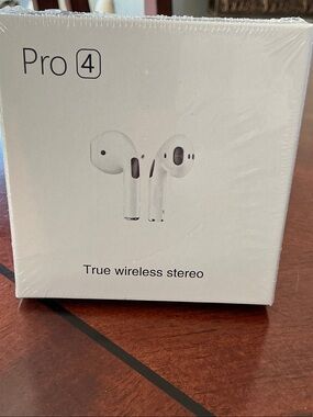 Pro 4 True Wireless Stereo Earbuds - White